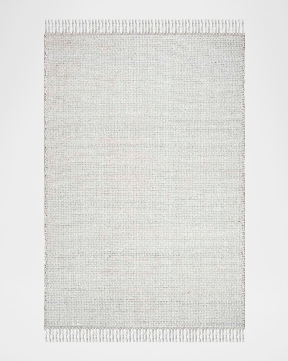 Amalie Bone Flat-Weave Rug, 12' x 15'